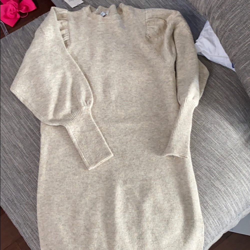 Long sleeve sweater dress